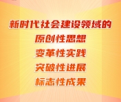 新時代社會建設                                          “人民對美好生活的向往，就是我們的奮斗目標。”                    